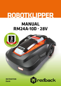 1 ROBOT MOWER RM24A-10D · 28V - Redback Power Tools